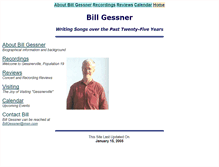 Tablet Screenshot of billgessner.com